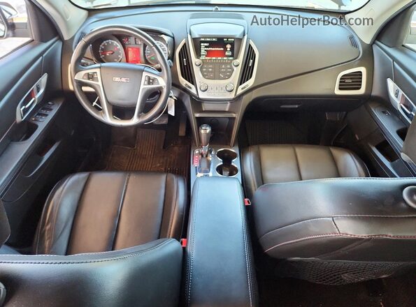 2GKFLUE34H6265135 2017 GMC TERRAIN Серый Вид панели приборов
