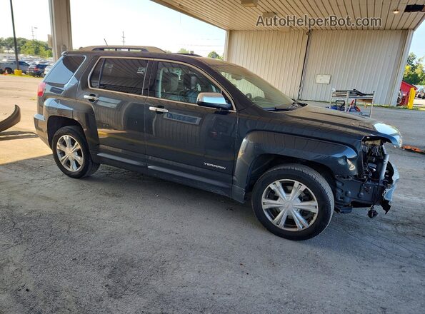 2GKFLUE34H6265135 2017 GMC TERRAIN Серый Передняя правая четверть