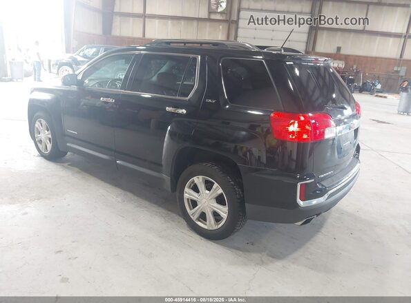 2GKFLUE38G6237059 2016 GMC TERRAIN Черный Задняя левая четверть