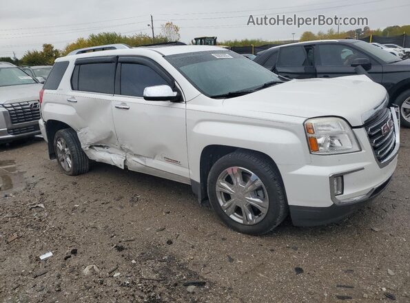 2GKFLUE38H6239945 2017 GMC TERRAIN White Delantero derecho