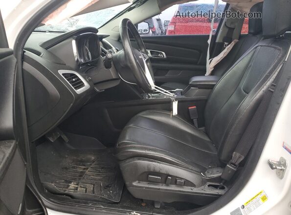 2GKFLUE38H6239945 2017 GMC TERRAIN White Vista interior delantera