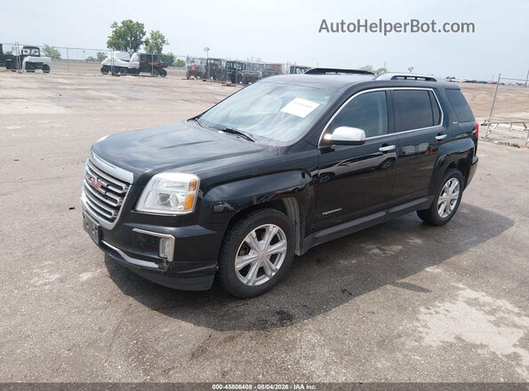 2GKFLUE3XG6131180 2016 GMC TERRAIN Black Передня ліва чверть