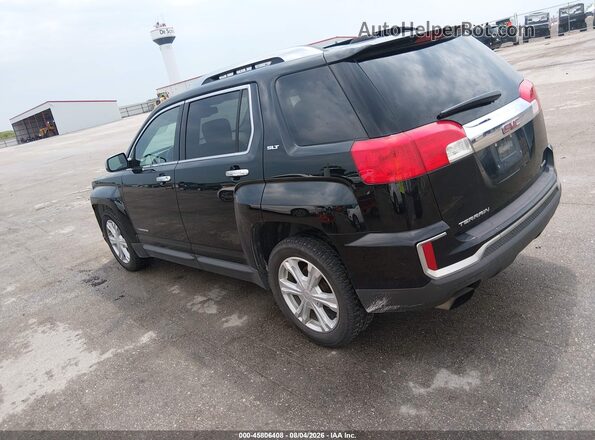2GKFLUE3XG6131180 2016 GMC TERRAIN Black Задня ліва чверть