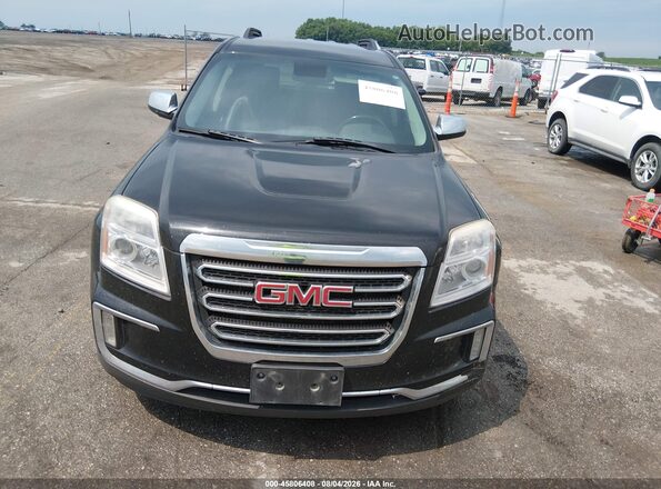 2GKFLUE3XG6131180 2016 GMC TERRAIN Black Вид щитка приладів