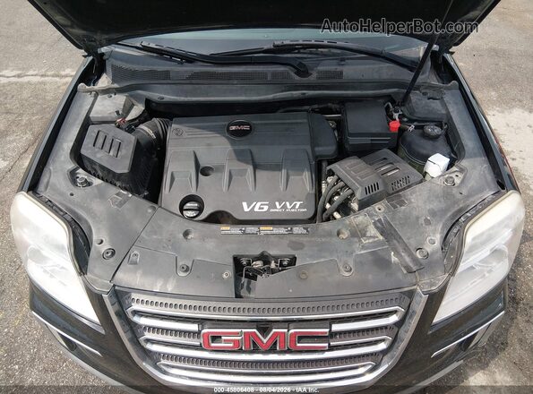 2GKFLUE3XG6131180 2016 GMC TERRAIN Black Вид ззаду