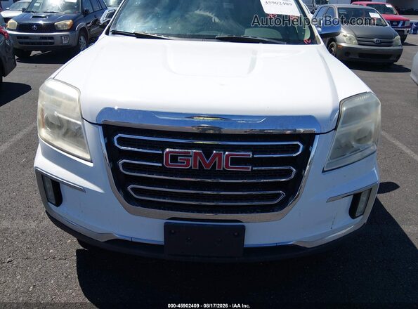 2GKFLUEK1H6115717 2017 GMC TERRAIN Белый Вид спереди