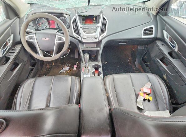 2GKFLUEK1H6314279 2017 GMC TERRAIN Угольный Вид панели приборов