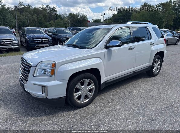 2GKFLUEK2G6147977 2016 GMC TERRAIN White Առջևի ձախ երեք քառորդ տեսարան