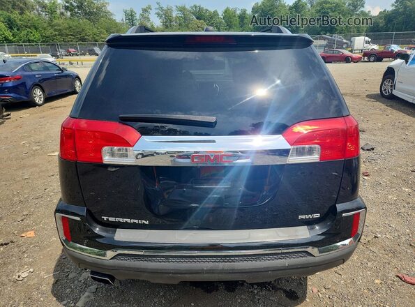 2GKFLUEK2G6268167 2016 GMC TERRAIN Черный Вид сзади