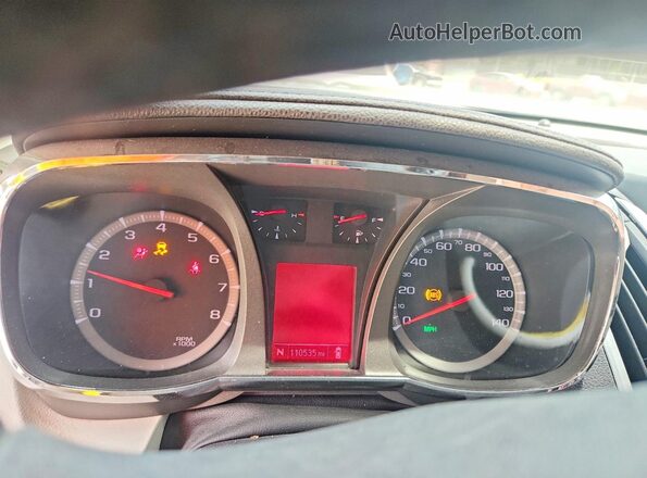2GKFLUEK2G6268167 2016 GMC TERRAIN Черный Вид щитка приборов