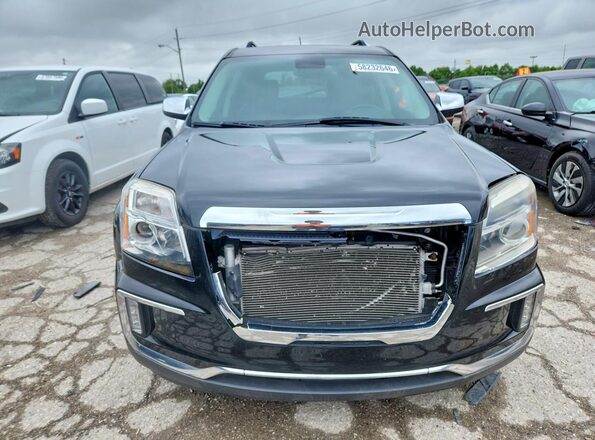 2GKFLUEK2H6183668 2017 GMC TERRAIN Black Widok z przodu