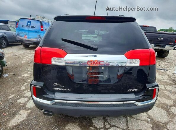 2GKFLUEK2H6183668 2017 GMC TERRAIN Black Widok z tyłu