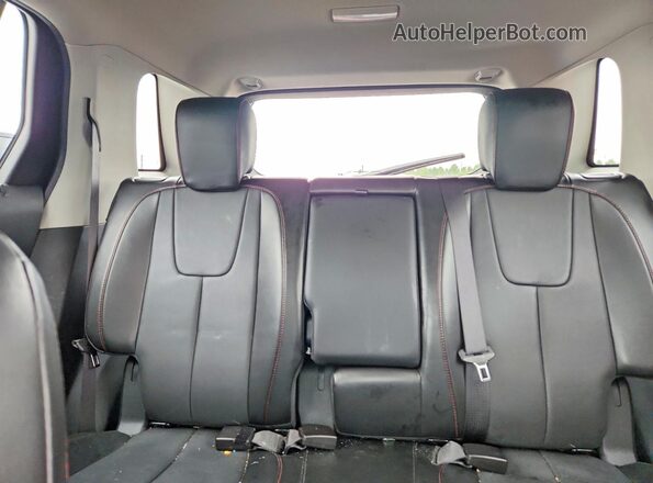 2GKFLUEK2H6183668 2017 GMC TERRAIN Black Widok tylnych siedzeń