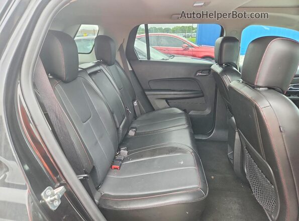2GKFLUEK2H6183668 2017 GMC TERRAIN Black Widok wnętrza z tyłu