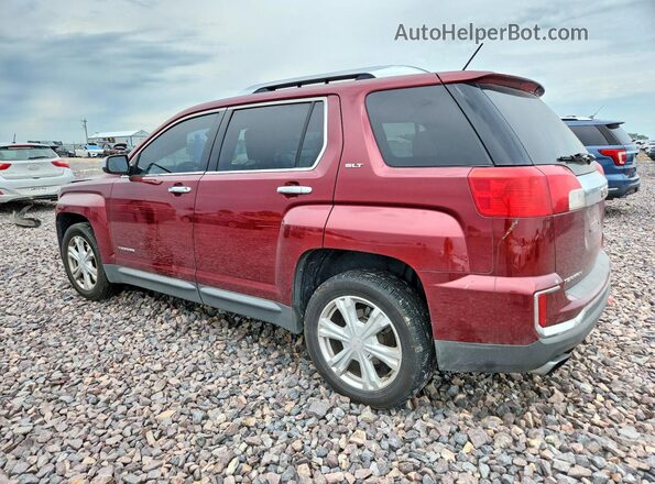2GKFLUEK4G6287450 2016 GMC TERRAIN Бордовый Задняя левая четверть