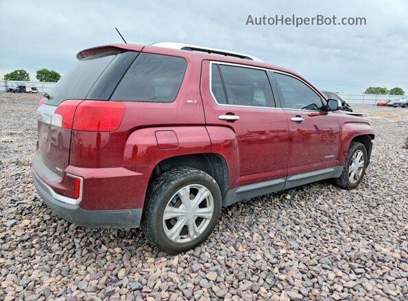 2GKFLUEK4G6287450 2016 GMC TERRAIN Бордовый Задняя правая четверть
