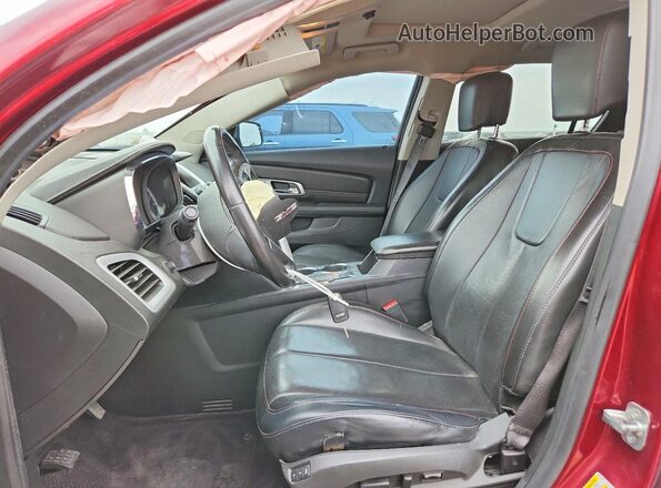 2GKFLUEK4G6287450 2016 GMC TERRAIN Бордовый Вид салона спереди