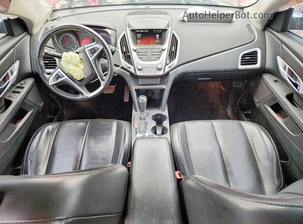 2GKFLUEK4G6287450 2016 GMC TERRAIN Бордовый Вид панели приборов