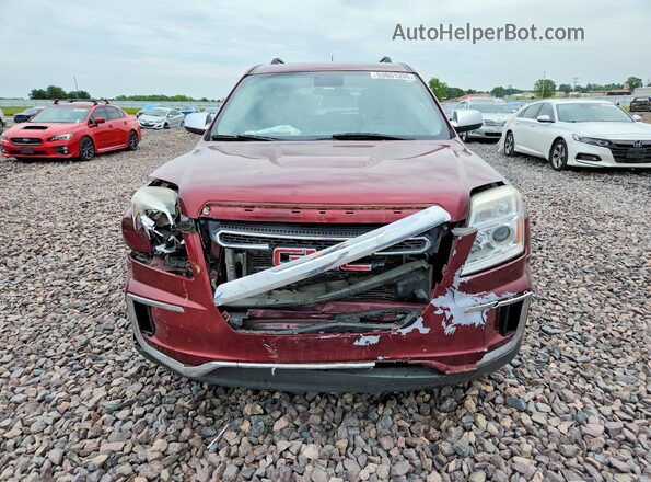 2GKFLUEK4G6287450 2016 GMC TERRAIN Бордовый Вид спереди