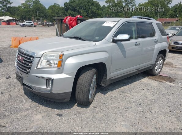 2GKFLUEK7H6321673 2017 GMC TERRAIN Silver Передня ліва чверть