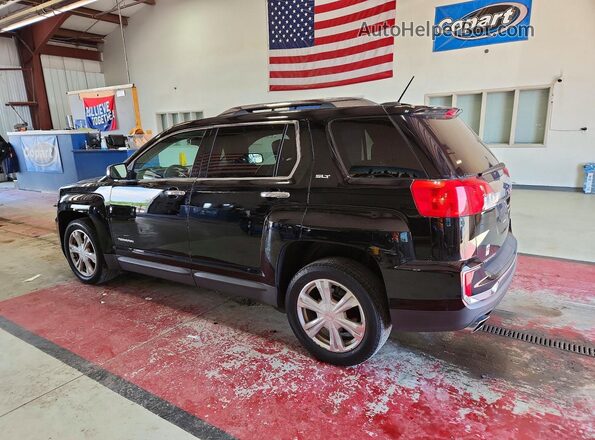 2GKFLUEK8H6329863 2017 GMC TERRAIN Black Հետևի ձախ