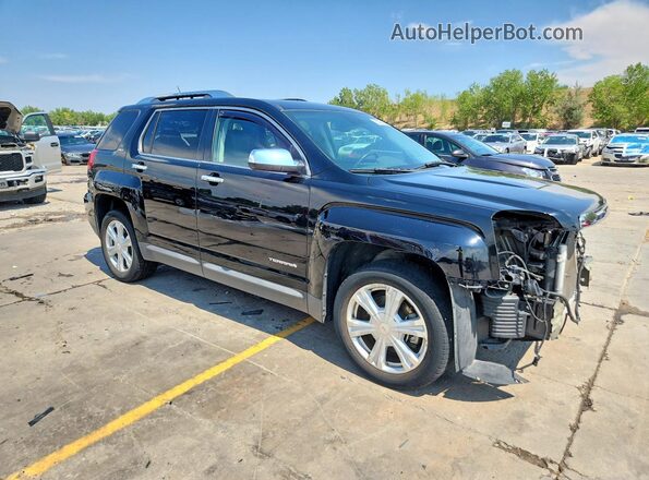 2GKFLUEKXG6267140 2016 GMC TERRAIN Черный Передняя правая четверть