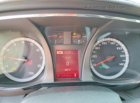 2GKFLVE30G6255786 2016 GMC TERRAIN White Սարքավորումների վահանակի տեսք