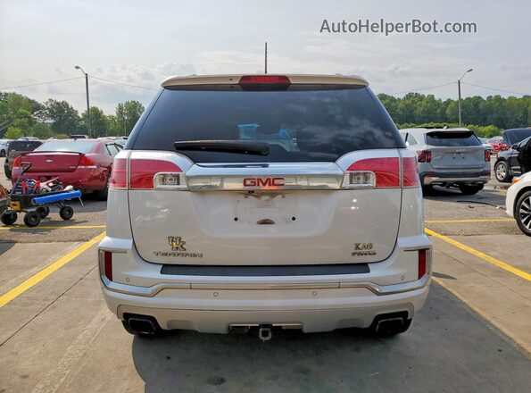 2GKFLVE30G6255786 2016 GMC TERRAIN White Հետևի տեսք