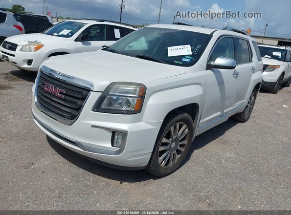 2GKFLVE32H6283915 2017 GMC TERRAIN White Առջևի ձախ երեք քառորդ տեսարան