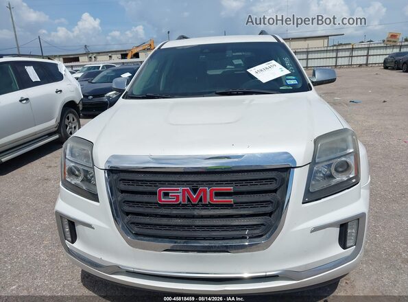 2GKFLVE32H6283915 2017 GMC TERRAIN White Առջևի վահանակի տեսք