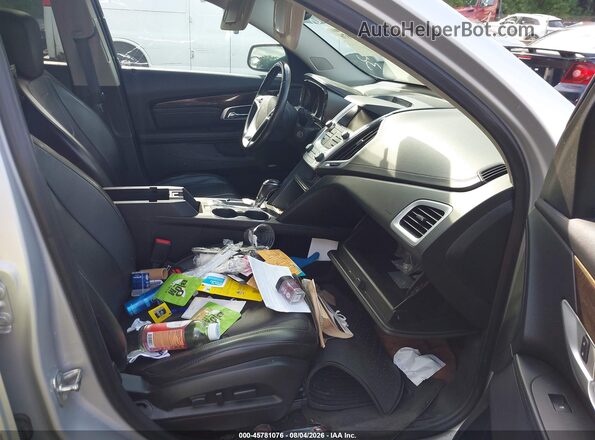 2GKFLVE34G6300275 2016 GMC TERRAIN Silver Front interior view