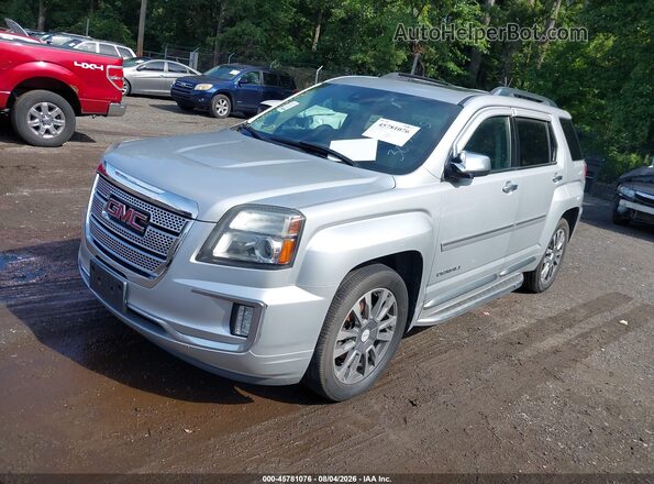 2GKFLVE34G6300275 2016 GMC TERRAIN Silver Front left