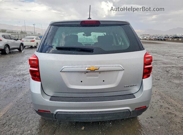 2GNALBEK0G1143134 2016 CHEVROLET EQUINOX Silver Հետևի տեսք