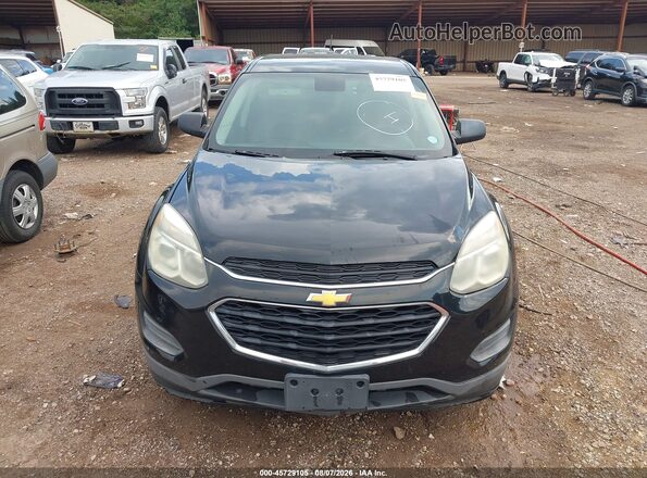 2GNALBEK0G1169801 2016 CHEVROLET EQUINOX Black წინა ხედი