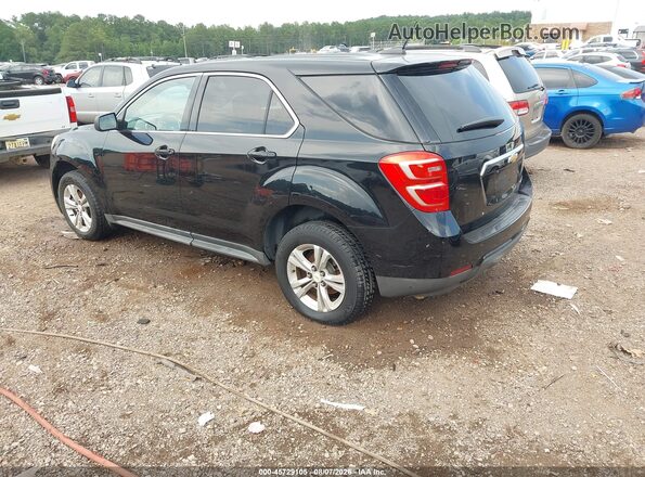 2GNALBEK0G1169801 2016 CHEVROLET EQUINOX Black უკანა მარცხენა