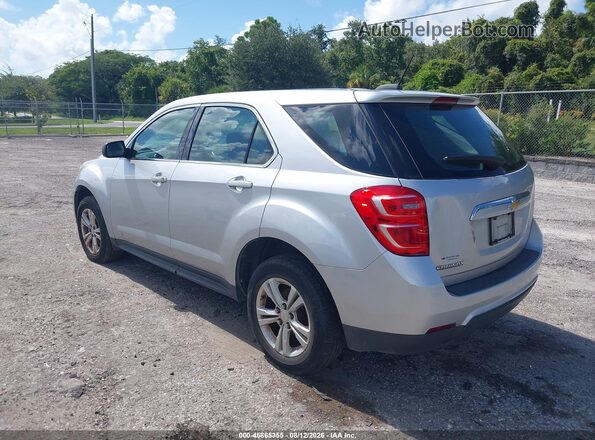 2GNALBEK0H1530347 2017 CHEVROLET EQUINOX Silver Задня ліва чверть