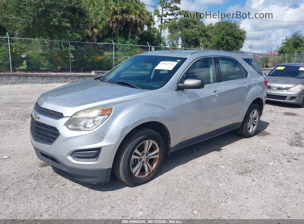 2GNALBEK0H1530347 2017 CHEVROLET EQUINOX Silver Передня ліва чверть