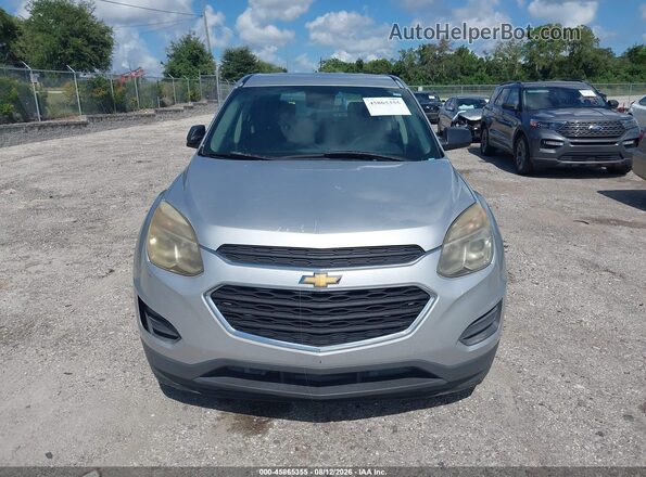 2GNALBEK0H1530347 2017 CHEVROLET EQUINOX Silver Вид щитка приладів