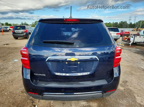 2GNALBEK0H1557032 2017 CHEVROLET EQUINOX Blue Widok z tyłu