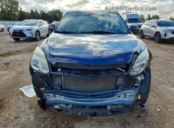 2GNALBEK0H1557032 2017 CHEVROLET EQUINOX Blue Widok z przodu