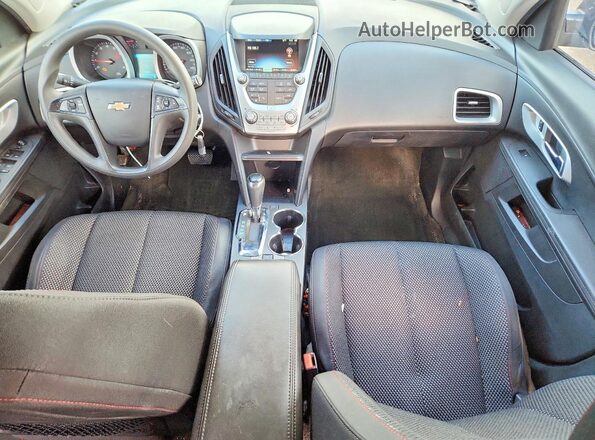 2GNALBEK0H1557032 2017 CHEVROLET EQUINOX Blue Widok deski rozdzielczej