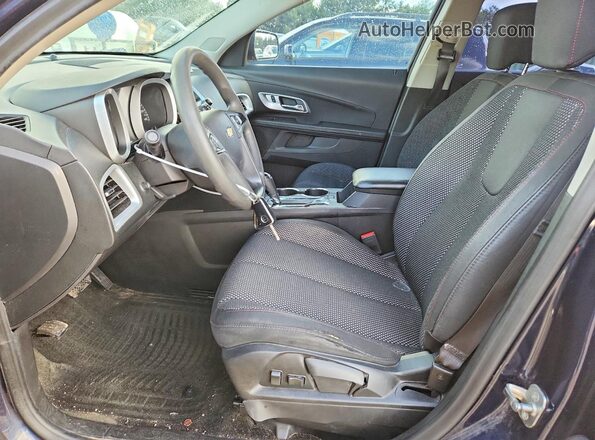 2GNALBEK0H1557032 2017 CHEVROLET EQUINOX Blue Widok wnętrza z przodu