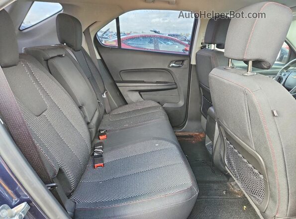 2GNALBEK0H1557032 2017 CHEVROLET EQUINOX Blue Widok tylnych siedzeń