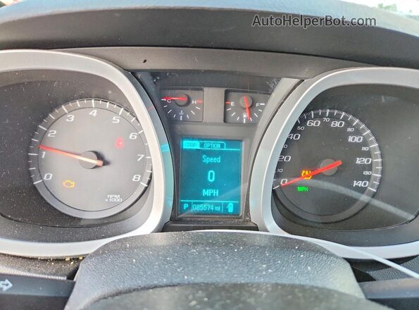 2GNALBEK0H1557032 2017 CHEVROLET EQUINOX Blue Widok zestawu wskaźników