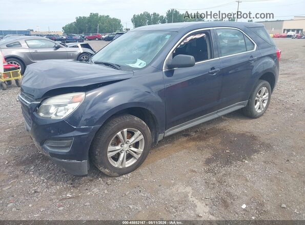 2GNALBEK0H1599359 2017 CHEVROLET EQUINOX Dark Blue წინა მარცხენა ხედი სამი მეოთხედიდან