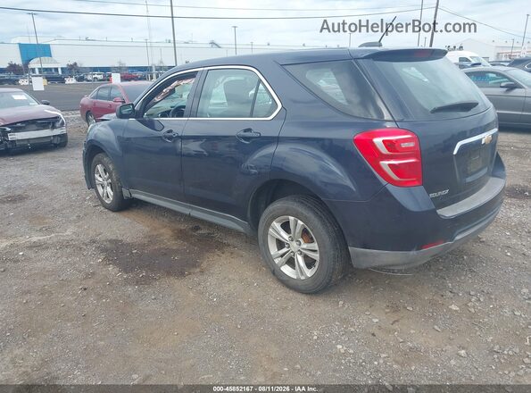 2GNALBEK0H1599359 2017 CHEVROLET EQUINOX Dark Blue უკანა მარცხენა