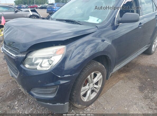 2GNALBEK0H1599359 2017 CHEVROLET EQUINOX Dark Blue წინა ხედი