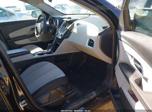 2GNALBEK1G6180812 2016 CHEVROLET EQUINOX Black წინა სალონის ხედი