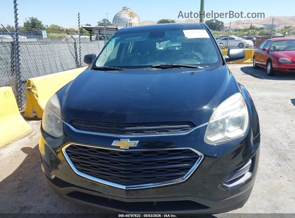 2GNALBEK1G6180812 2016 CHEVROLET EQUINOX Black წინა ხედი