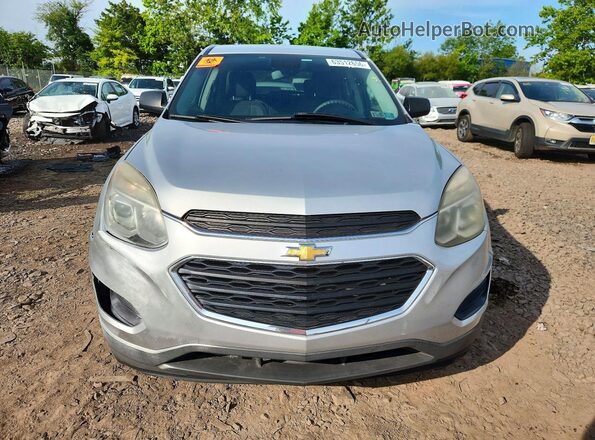 2GNALBEK1H1504985 2017 CHEVROLET EQUINOX Silver Դիմացի տեսք